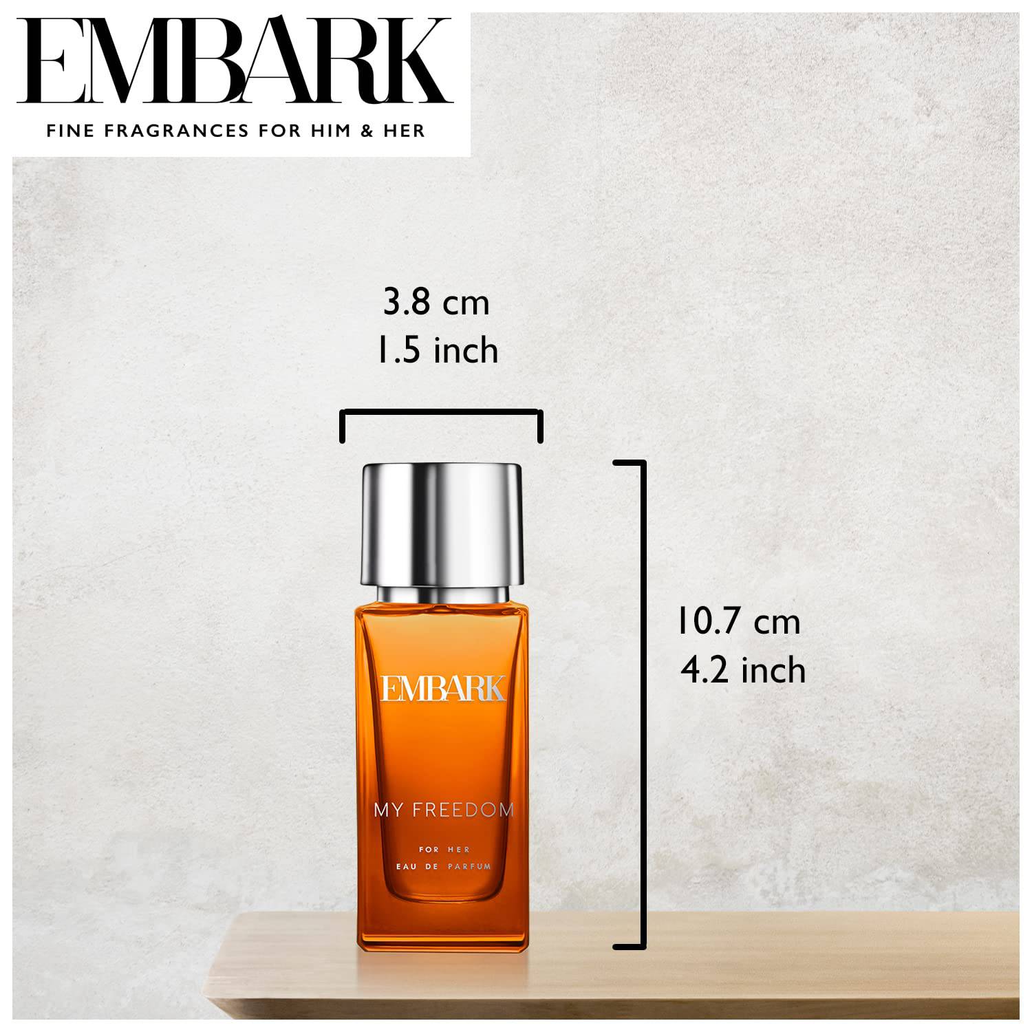 EMBARK My Freedom for Her Women’s Premium Perfume - 30ml | Long Lasting, Floral, Fruity, Musk EDP | Online Exclusive - YuvaFlowers