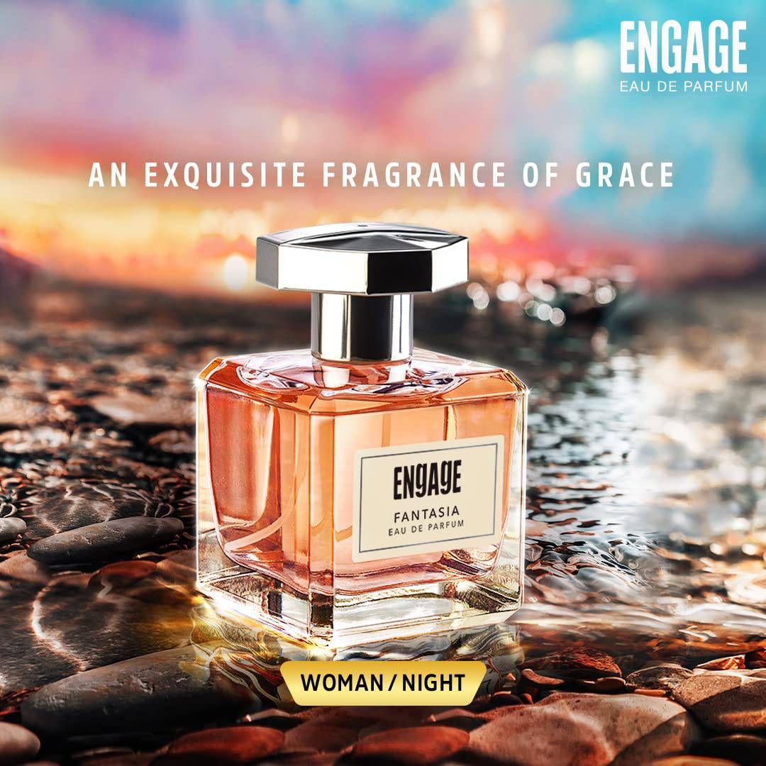 Engage Fantasia Perfume for Women, Long Lasting, Floral & Spicy, for Night Occasions, Gift for Women, Free Tester with pack, 100ml - YuvaFlowers