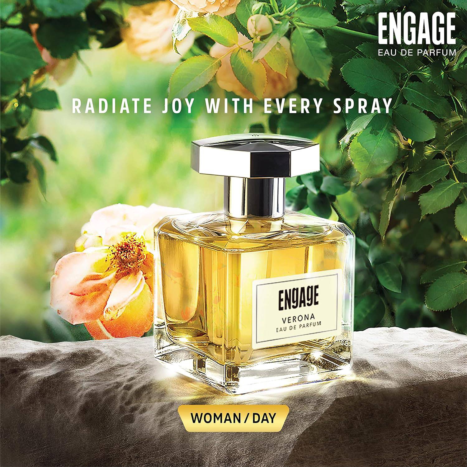 Engage Verona Perfume for Women, Long Lasting, Citrus and Fruity, for Everyday Use, Gift for Women, Free Tester with pack, 100ml - YuvaFlowers