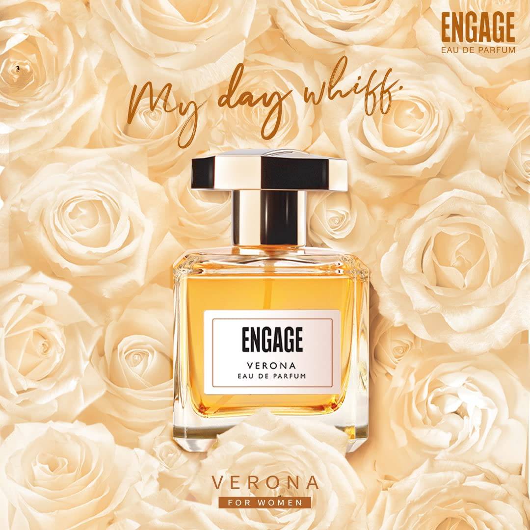 Engage Verona Perfume for Women, Long Lasting, Citrus and Fruity, for Everyday Use, Gift for Women, Free Tester with pack, 100ml - YuvaFlowers
