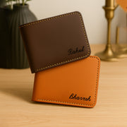 Engraved Elegance Personalized Leather Wallet