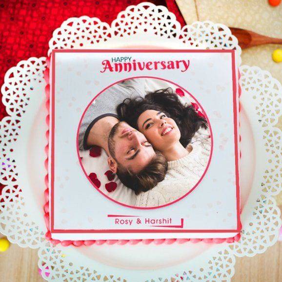 Especially Yours Anniversary Cake - YuvaFlowers