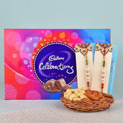 Exquisite Cadbury with Dryfruits Rakhi Gift Hamper - YuvaFlowers