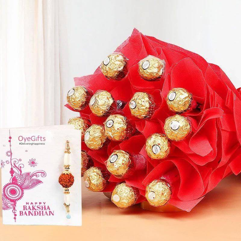 Ferrero Bouquet For Bro - YuvaFlowers