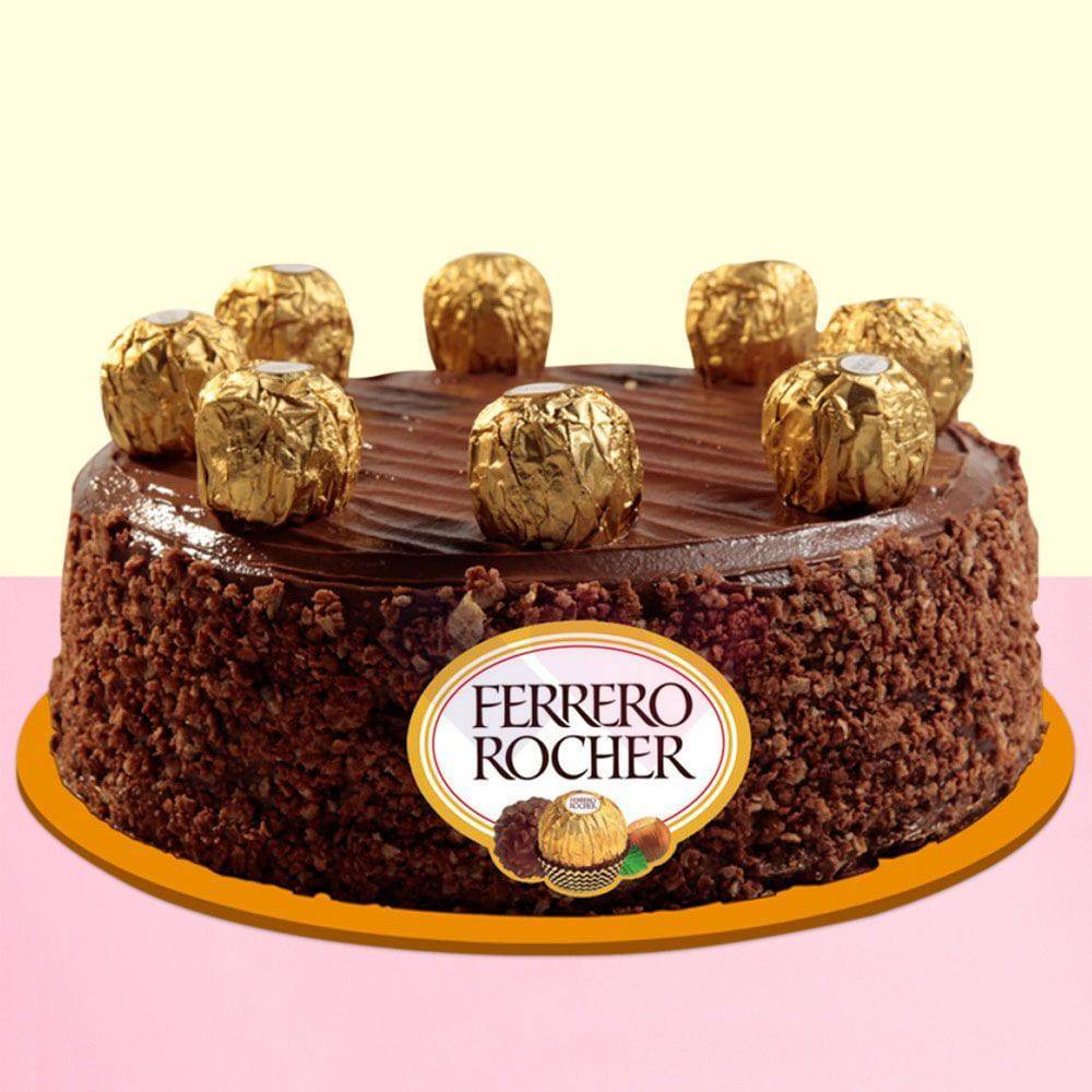 Ferrero Rochers Chocolate Cake - YuvaFlowers