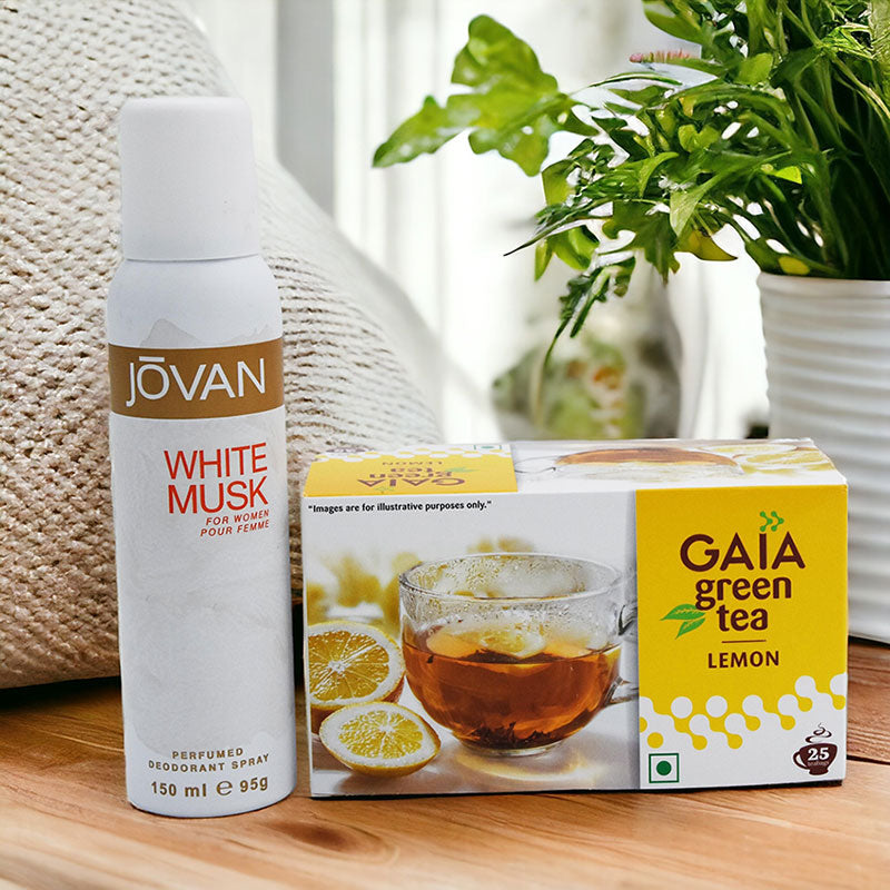 GAIA Green Tea And Jovan Musk - YuvaFlowers