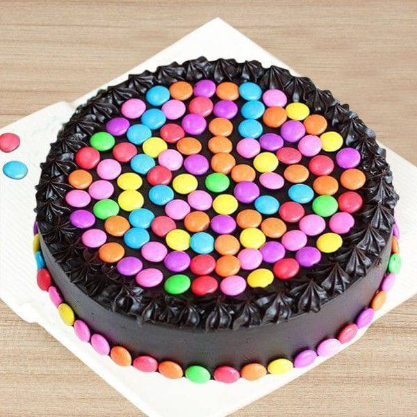 Gems Chocolate Cake - YuvaFlowers