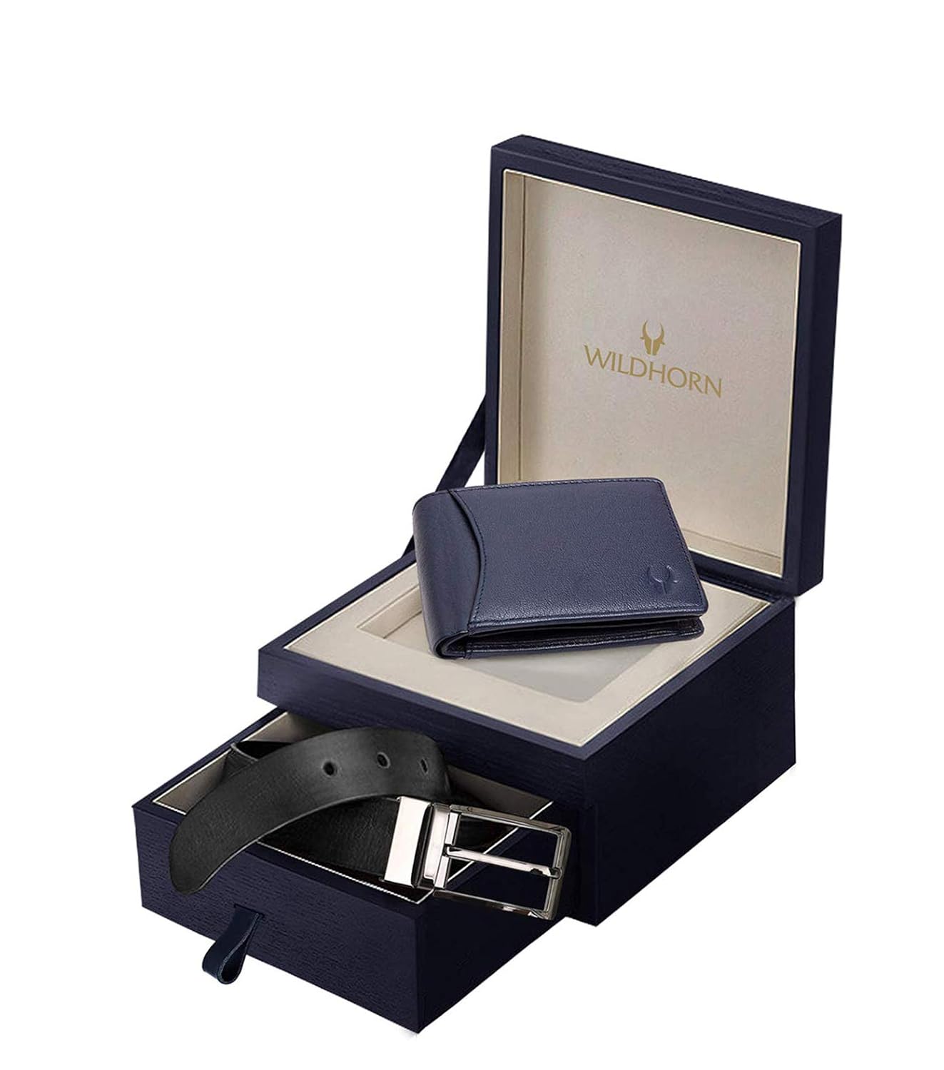 Gift Hamper for Men I Leather Wallet & Belt Combo Gift Set I Gift for Friend, Boyfriend,Husband,Father, Son etc (New Bombay Brown) - YuvaFlowers
