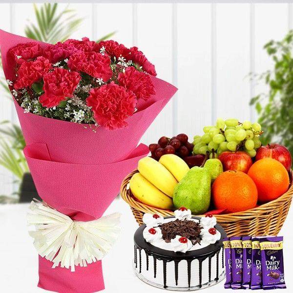 Gift Hamper For Sweet Mom - YuvaFlowers