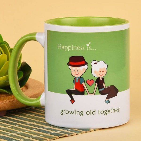 Growing Old Together Mug - YuvaFlowers