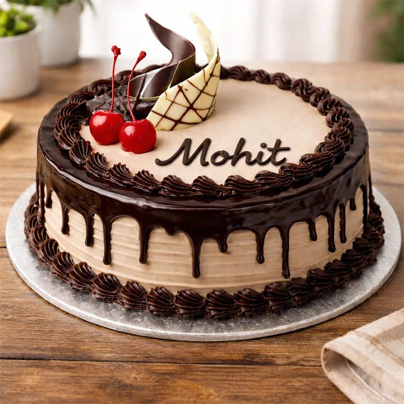 Half kg Chocolate Cream Gateaux Cake