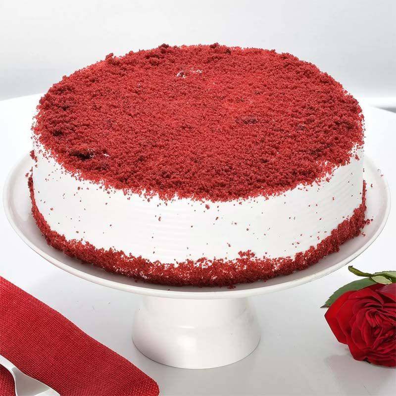 Half kg Red velvet Cake - YuvaFlowers