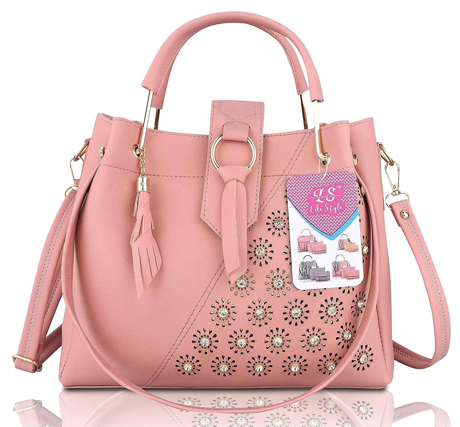 Handbag For Women And Girls Combo Set Of 3 (Diamond) - YuvaFlowers