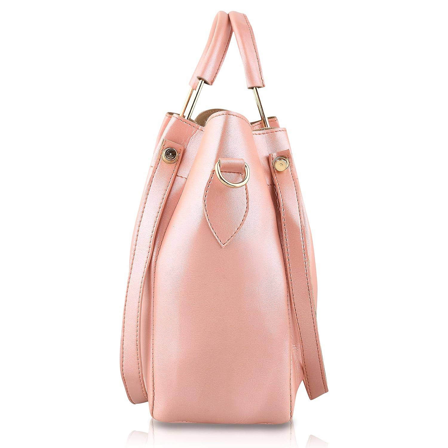Handbag For Women And Girls Combo Set Of 4 (Pink_LoveEmbro_FGO-470) - YuvaFlowers