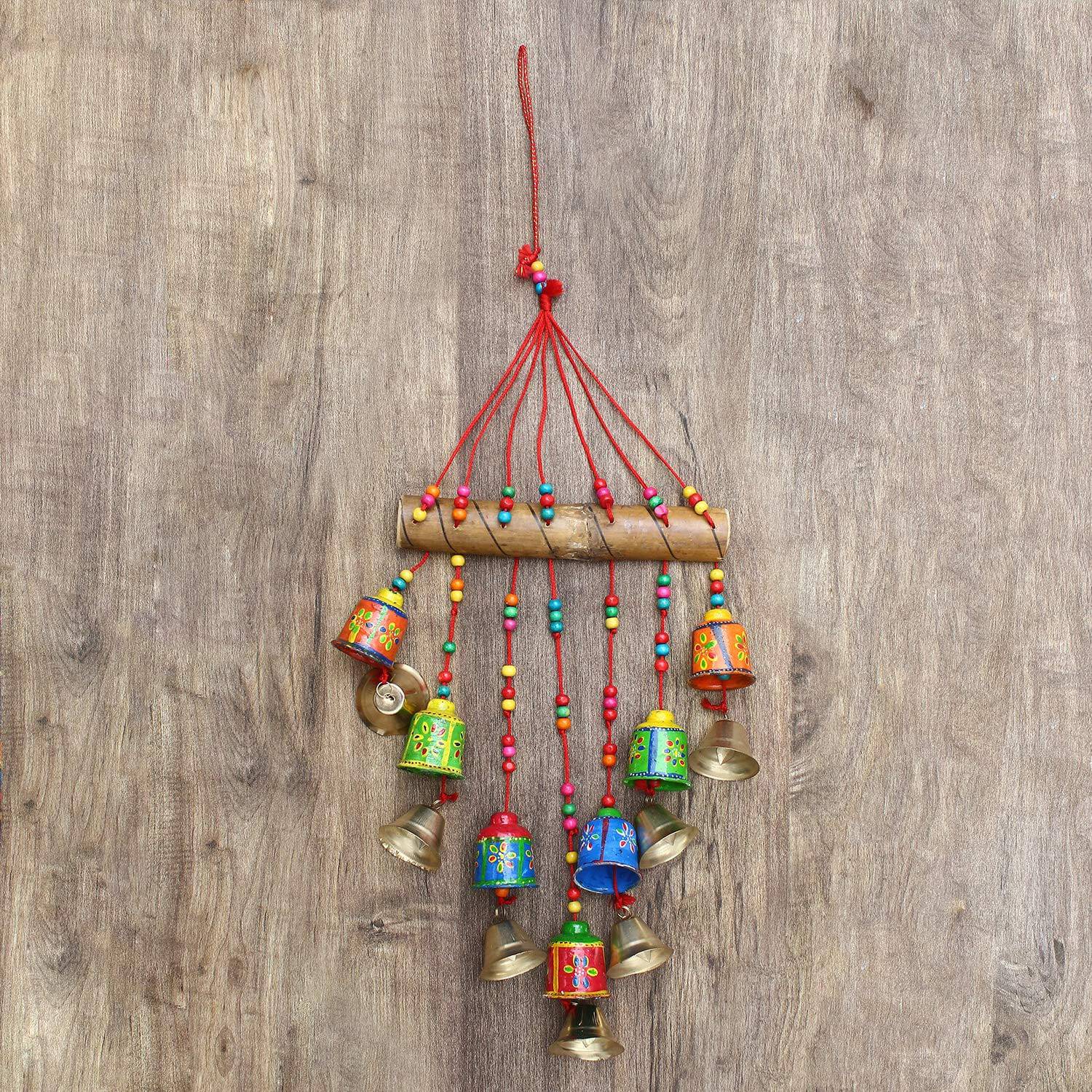 Handcrafted Decorative Wall/Door/Window Hanging Bells Chimes Showpieces - YuvaFlowers
