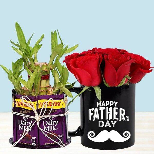 Happy Father's Day Good Luck Hamper - YuvaFlowers