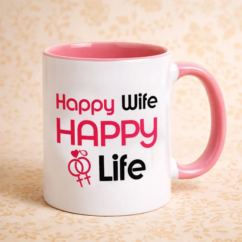 Happy Wife Happy Life Mug