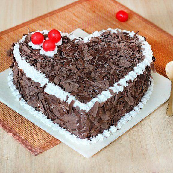 Heart-Touching Black Forest Cake - YuvaFlowers