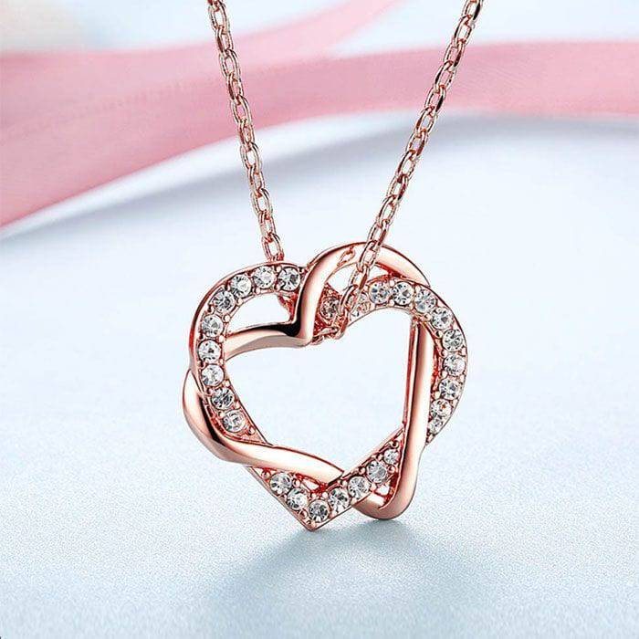 Hearts-in-Love Pendent - YuvaFlowers