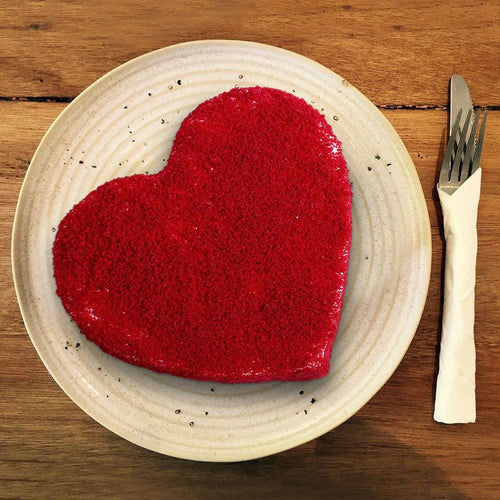 HeartShaped Red Velvet Cake Online Gift Delivery