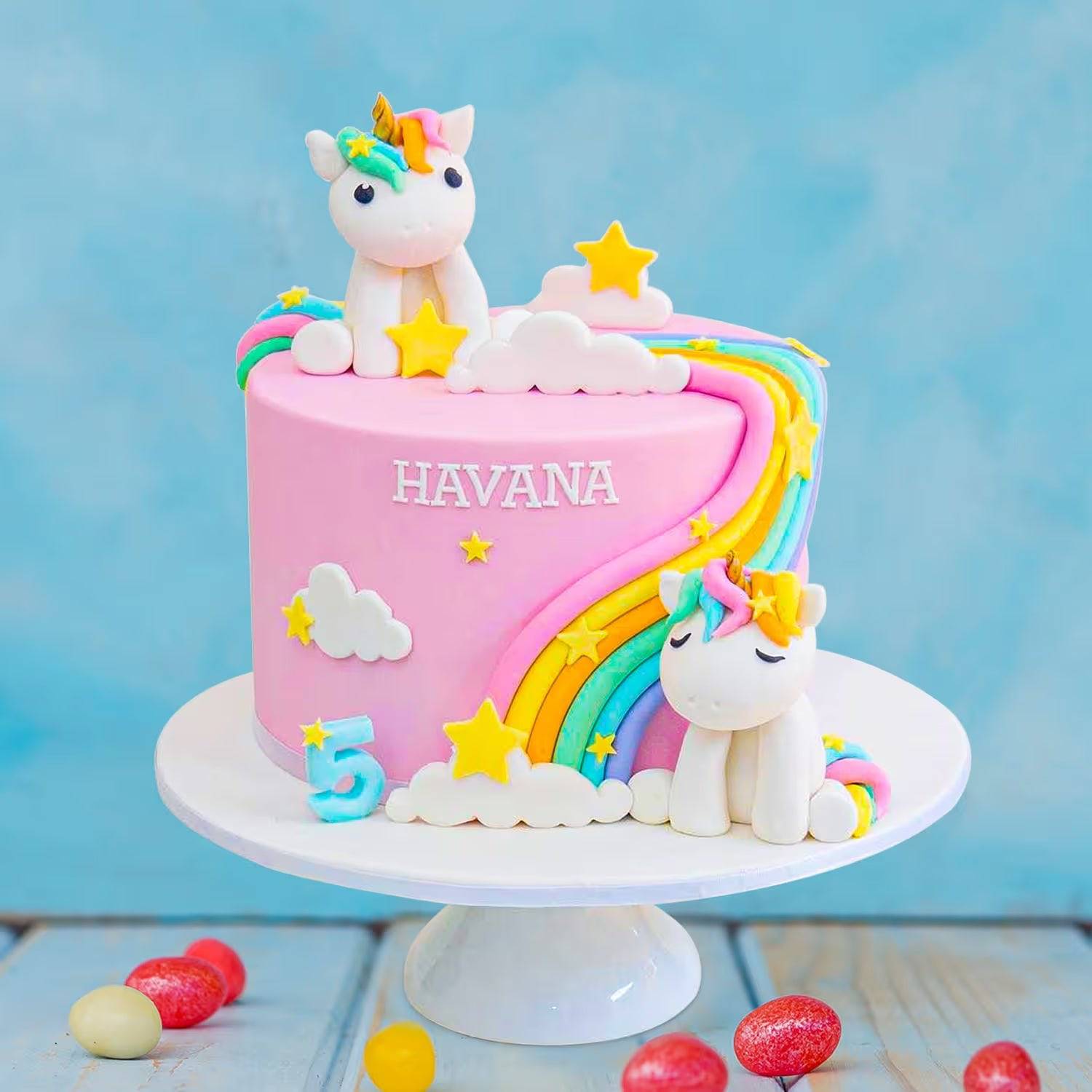 Heaven Unicorn Cake - YuvaFlowers