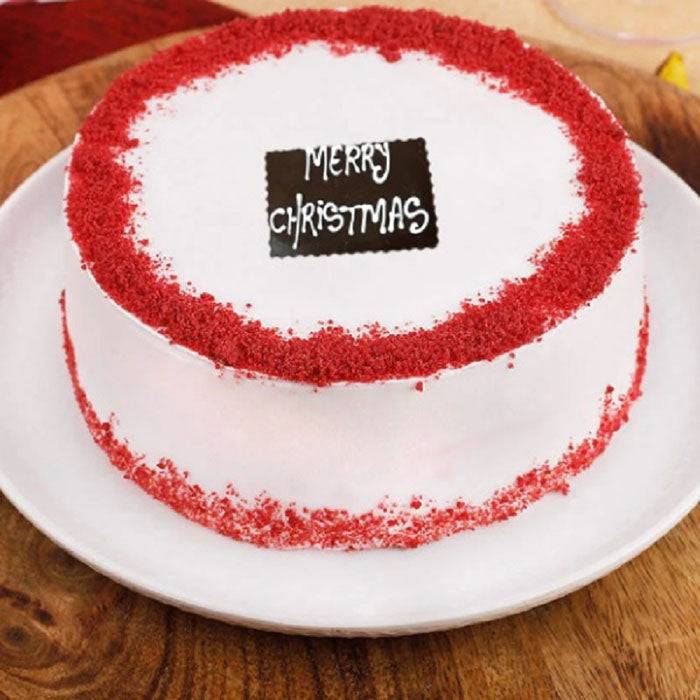 Ho-Ho Christmas cake with a Cute Santa - YuvaFlowers