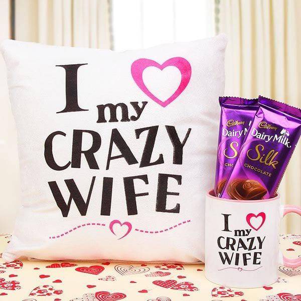 I Love My Crazy Wife - YuvaFlowers