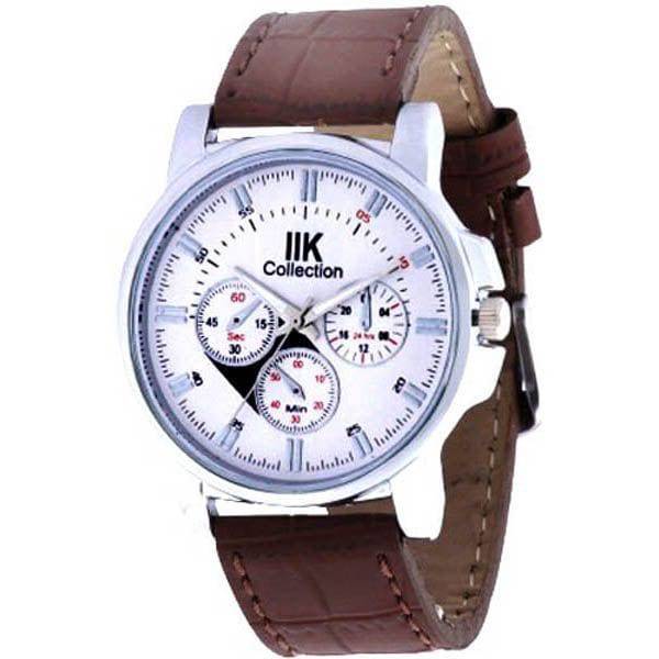 IIK-517M Round Shaped Analog Watch - for Men and Boys - YuvaFlowers