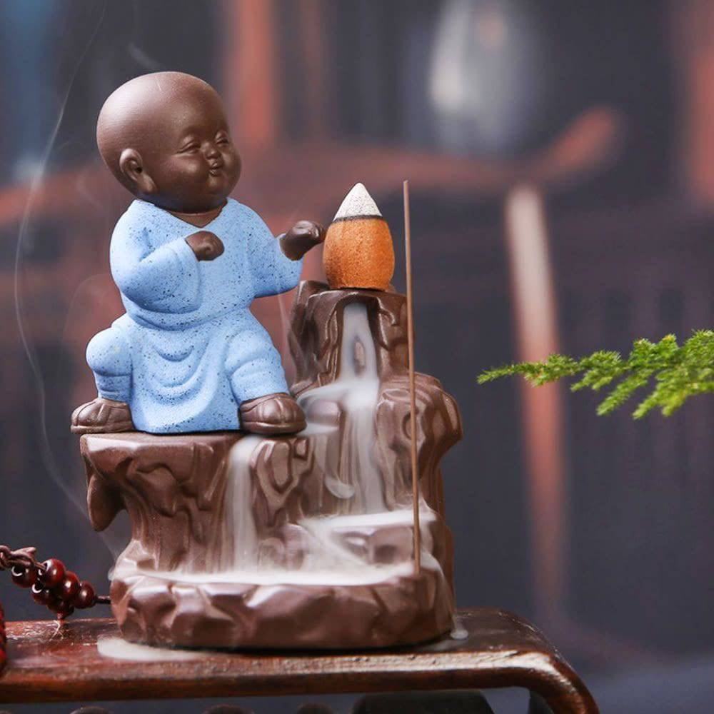 Incense Flow Monk Statue - YuvaFlowers