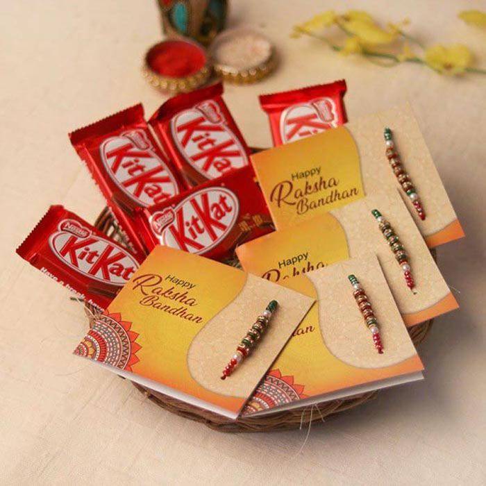 Joyous Rakhi Gift Combo - YuvaFlowers