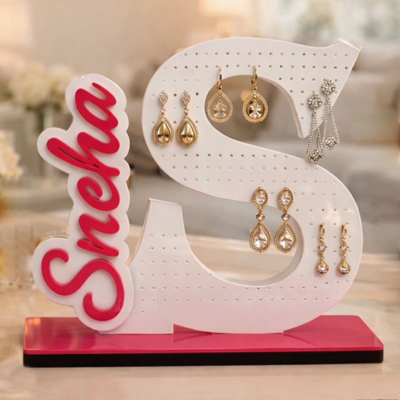 Just Her Name Stand Earring Stand – YuvaFlowers