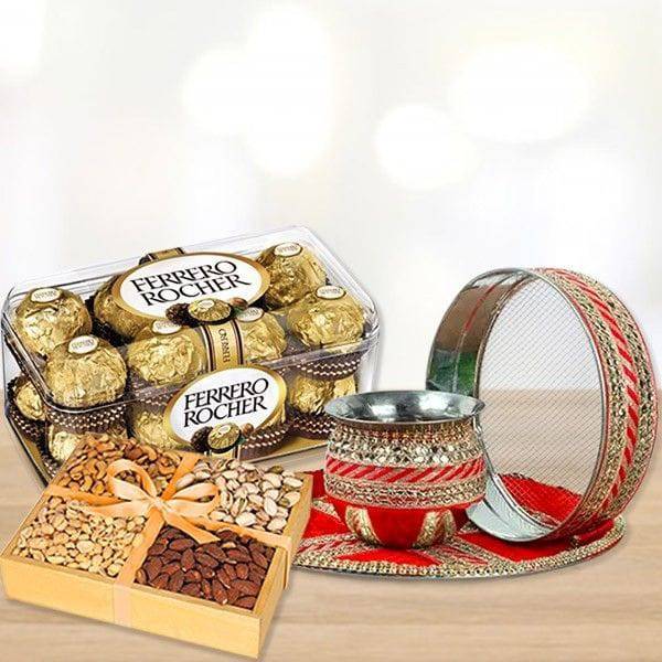 Karwa Chauth Sweetness Overloaded - YuvaFlowers