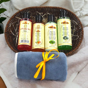 Khadi Bath Essential Combo And Towel - YuvaFlowers