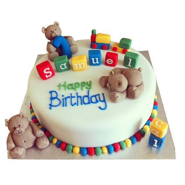 Kiddies Theme 3D Birthday Cake 2kg - YuvaFlowers