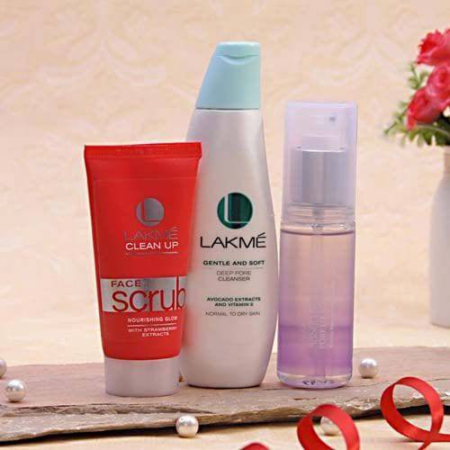 Lakme Face Scrub With Cleanser And Toner - YuvaFlowers