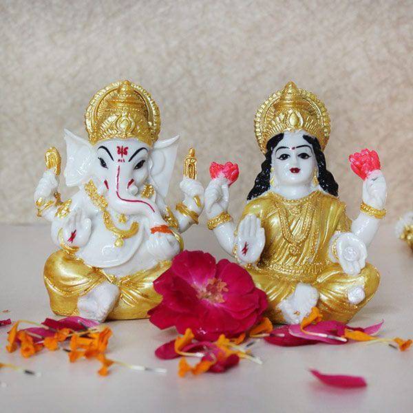 Laxmi Ganesha 4 Prosperity - YuvaFlowers