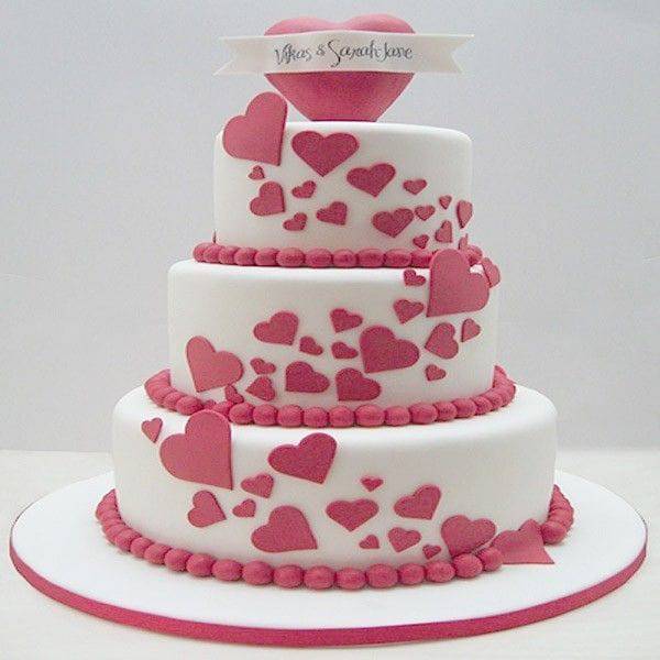 Love Is In The Air Cake - YuvaFlowers