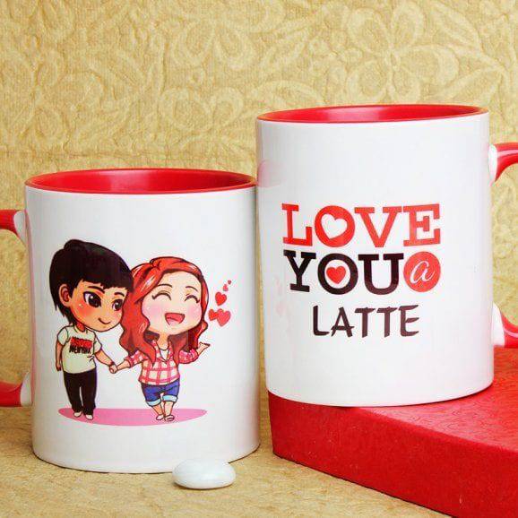 Love You A Latte Mug - YuvaFlowers