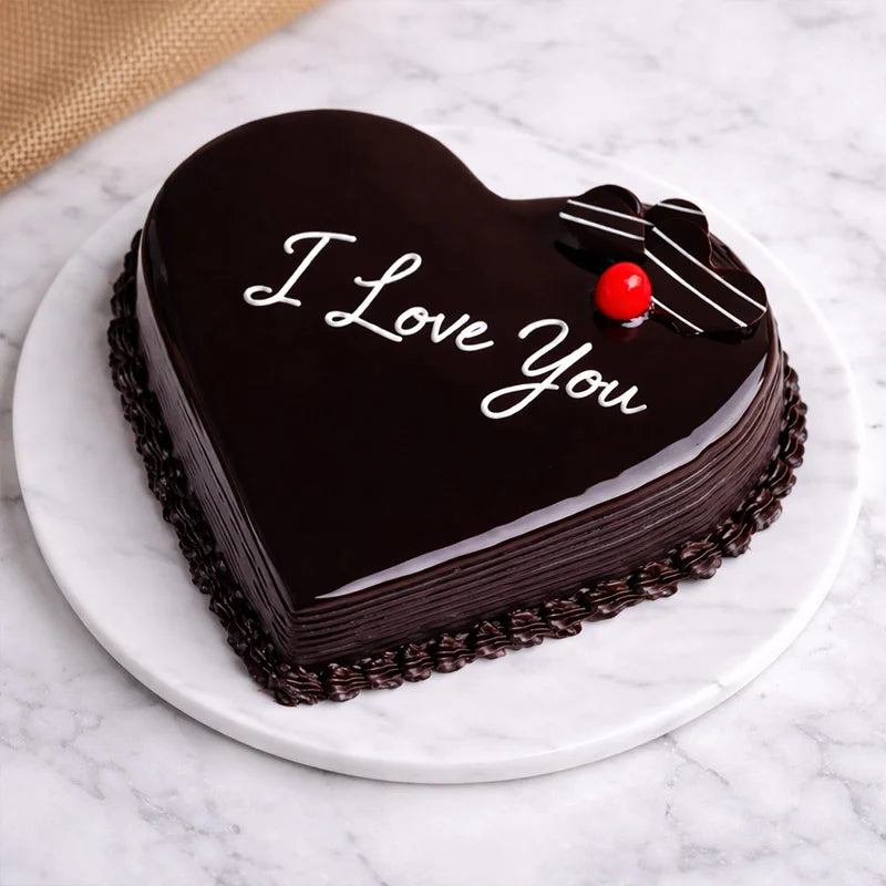 Love You Heart Cake