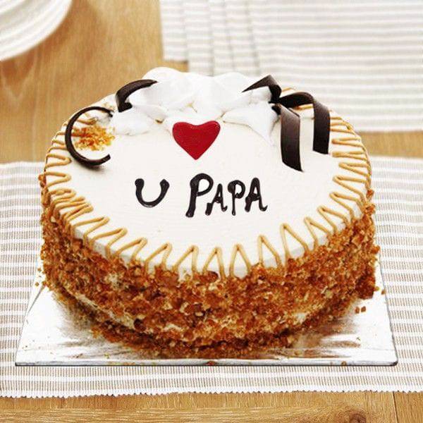 Love You Papa Cake - YuvaFlowers