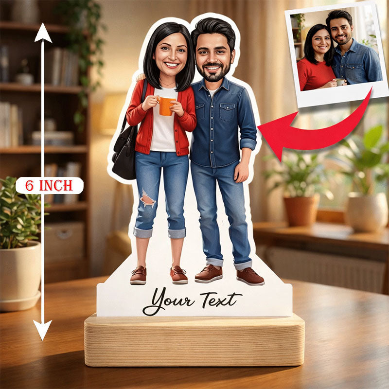 LoveBugs Cartoon Couple Standee