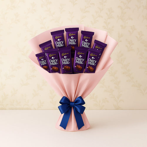 Loving Gesture of Dairy Milk Bouquet Online Gift Delivery