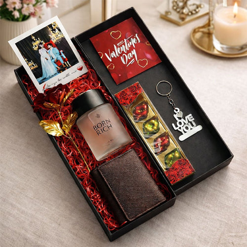 Luxury Valentine’s Day Love Gift Box for Him Online Gift Delivery