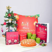 Merry Xmas Dry Fruit Cake Hamper - YuvaFlowers