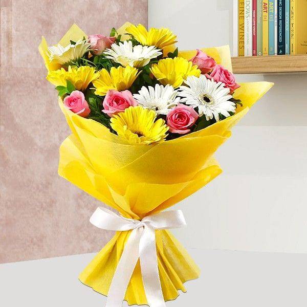 Mixed Flower Bouquet - YuvaFlowers