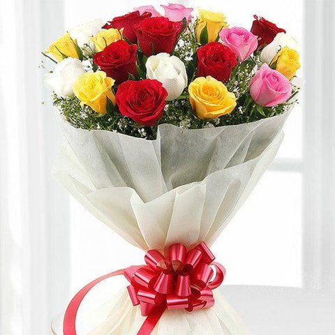 Mixed Roses Surprise - YuvaFlowers