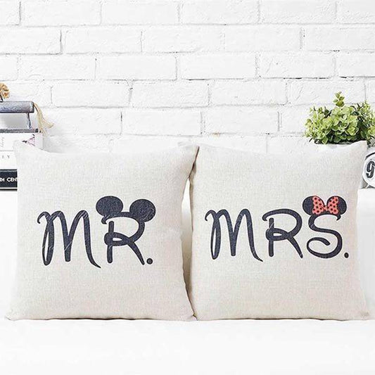 Mr & Mrs Big Ears Couple Cushions - YuvaFlowers