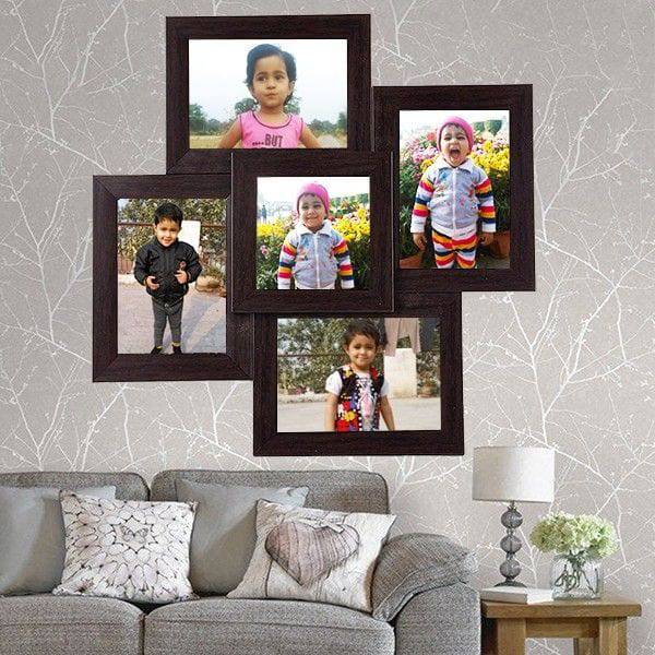 Multi Aperture Personalised Photo Frame - YuvaFlowers