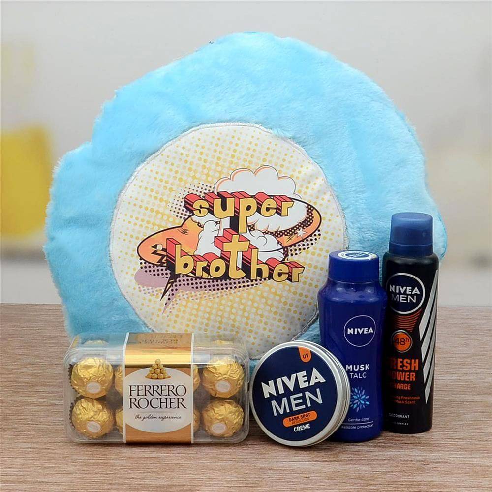 Nivea Super Brother Hamper - YuvaFlowers