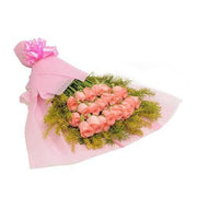One Sided Pink Blush - YuvaFlowers